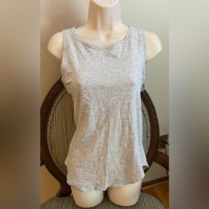 LOFT Vintage Soft Light Gray Tank Top